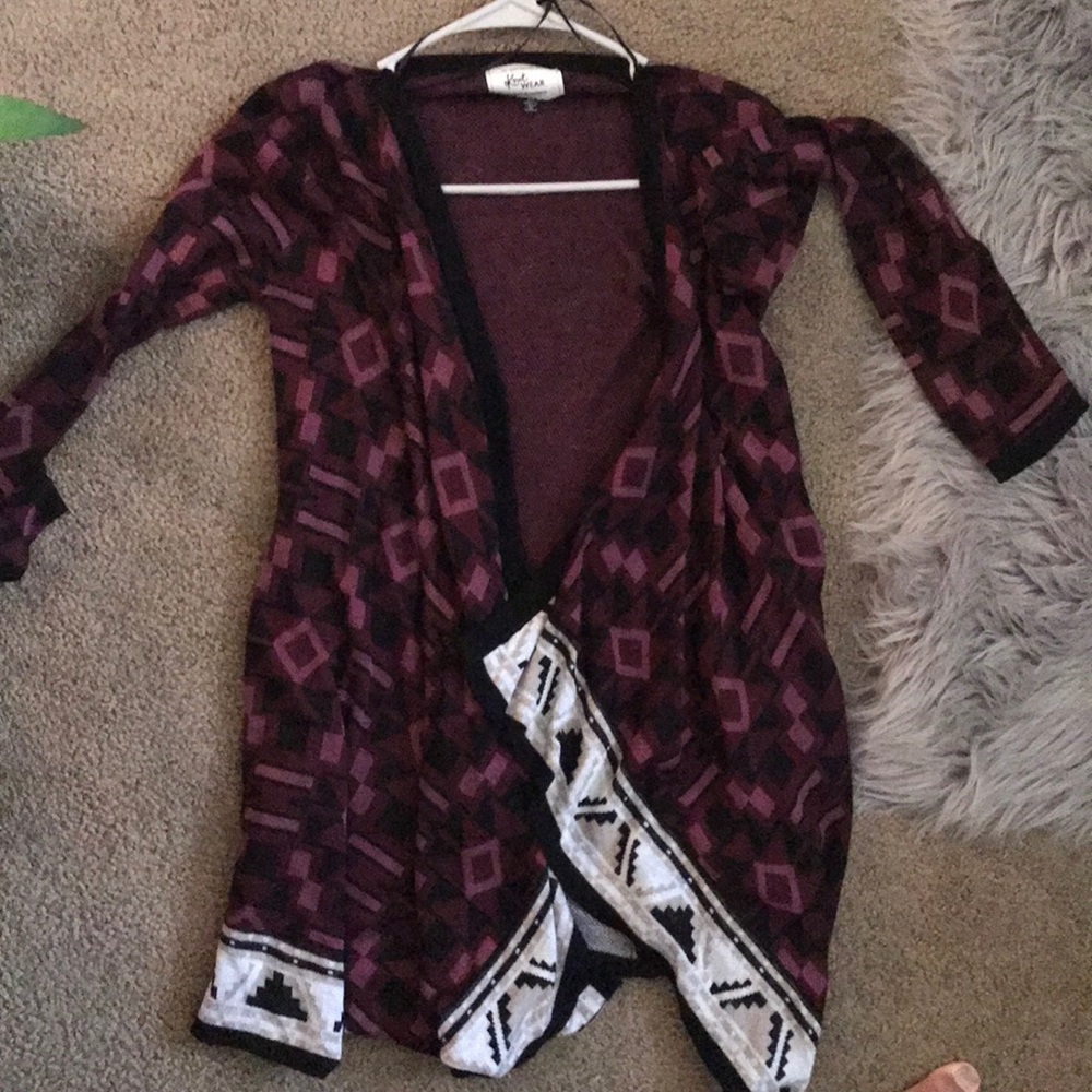Long sleeve cardigan